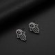 Retro Alloy Zircon Necklace And Earrings Two-piece Quality