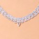 Light Luxury Bridal Necklace Earrings Set Wedding Dress Accessories